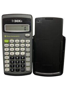 Texas Instruments TI-30Xa Scientific Calculator w/ Slide Cover Works SAT ACT